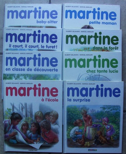 Lot livres martine - de,