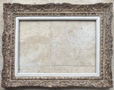 RARE MONTPARNASSE CARVED FRAME WOOD PROFILE DIM STANDARD 10P FRENCH FRAME