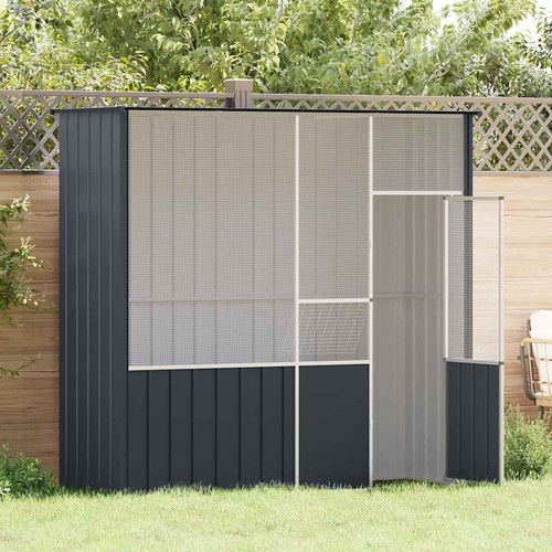 Cage oiseaux anthracite - oiseaux,