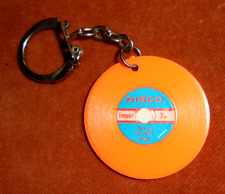 Mini Disc Keychain Vinyl Disco Import 33 Disco MUSIC A-MI