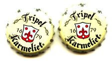 2 Beer Bottle Caps / 2 Beer Capsules: "KARMELIET Triple" - Belgian Triple