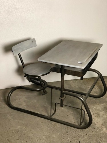 Bureau écolier vintage - bureau,