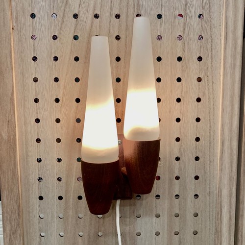 Applique opaline double 1950 - applique,