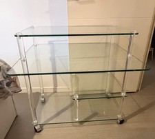 Bureau design en verre et