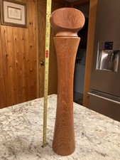 Danish Modern/MCM Mid-century TEAK PEPPERMILL 17" tall Nissan, Dansk, Digsmed ??