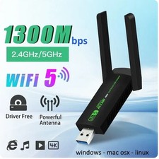 Clé Wifi 1300Mbps 5/6 USB