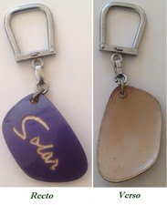 Bourbon Solar Keychain