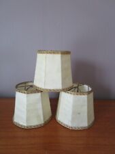 3 Small Antique Pig Bladder Style Clamp Day Offal?  with braids