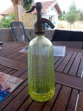 Ancienne Bouteille Siphon Eau De Seltz En Ouraline