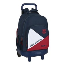 Cartable à roulettes F.C. Barcelona Corporativa Bleu Bordeaux [33 x 45 x 22 c