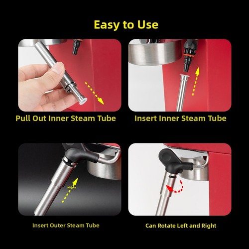 Buse vapeur inox pour machine