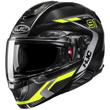 Casque pliant HJC RPHA 91 Carbon Lagos MC3H casque de moto casque visière...