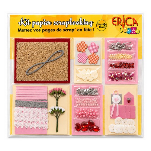 Kit scrapbooking feuilles - -,