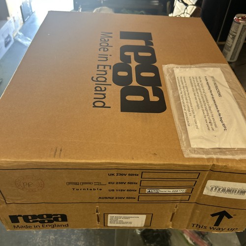 Rega turntable w factory - rp, 1