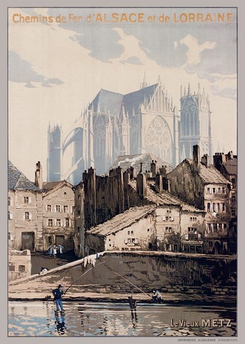 Affiche chemin fer - de,