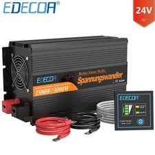 EDECOA Onduleur 24V 220V Pur