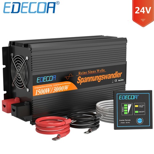 Edecoa onduleur 24v 220v pur - 24v,
