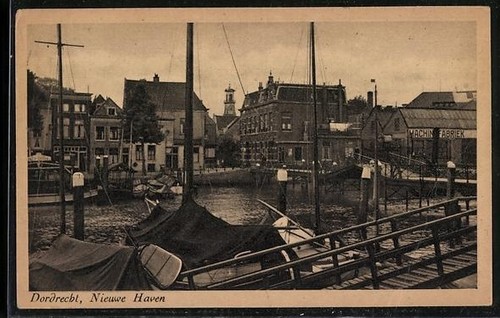 Dordrecht nouveau port carte - dordrecht,,