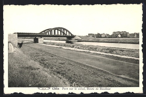 Cpa ghlin pont - cpa, canal