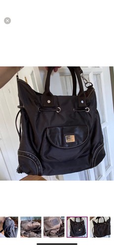Lancel handbag dark brown - lancel,