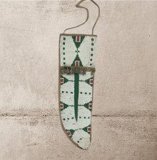 Housse de couteau indigène en
