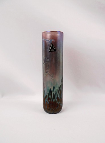 Vase tube verre soufflé - vase,