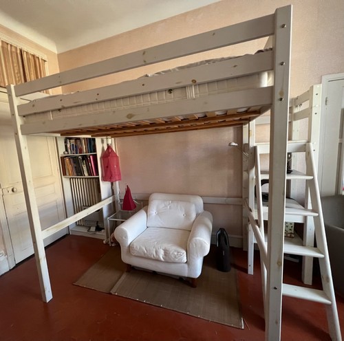 Lit mezzanine 140 avec - en,