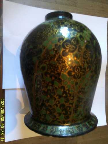 Joli pied lampe bois - en,