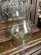 BIOT Lampe Ouragan Signée Vintage. Verre bullé