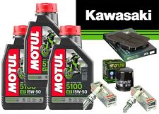 Set Entretien Kawasaki Er 6N 650 2009 2012 Filtre à Air Huile 5100 15W50 Bougies