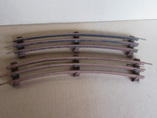 B997 Vintage Märklin Allemagne Lot 2 Courbes Rails Zéro O Réseau Train