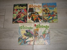 lot 5 reliures STRANGE 22+25+26+30+32 MARVEL LUG 1975 A 77