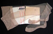 BAS COUTURE PJ ARISTOC VIVETTE T 3 (79 cm) BEIGE NYLON LISSE LINGERIE VINTAGE