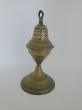 Ancien Brûle-Encens d’Église en Laiton – Encensoir de Table – 15 cm – Liturgie