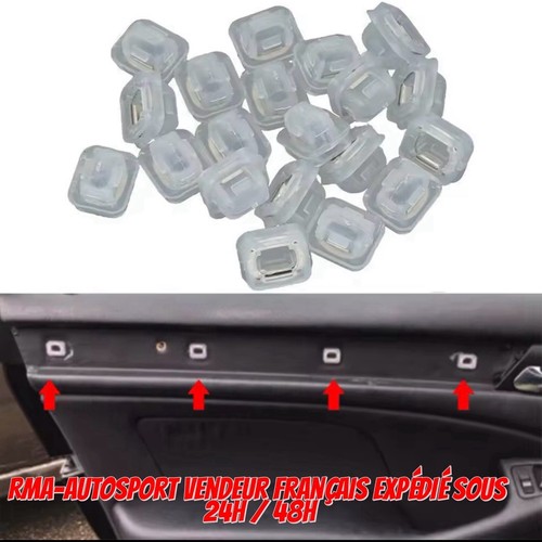 10x clips fixation garniture - 10x,