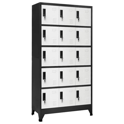 Armoire casiers noir - armoire, à
