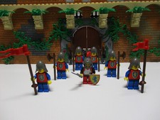 (A4/19) Lego 7 Chevaliers Lion Chevaliers Château 6039 6042 6049 6060 6080 6081