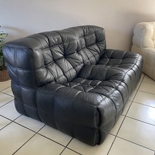 Canapé Kashima cuir noir