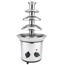 4 Niveaux électrique Fondeur De Chocolat Machine à Fondue Fontaine AU Plug