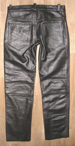 Bockle jeans cuir homme noir - cuir,
