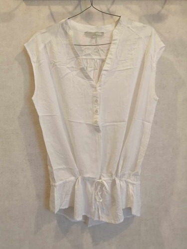 Blouse blanche viscose t38 - blouse,