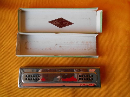 Ancien harmonica echo luxe - harmonica, echo-luxe