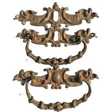 Quincaillerie De Meuble Antique Néo-Baroque Ancien Poignée De Tiroir