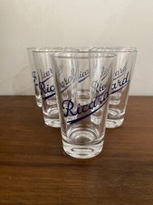 RICARD Advertising Glass Rare Box of 6 Blue Retro Collection 14cl Kit 50 Years