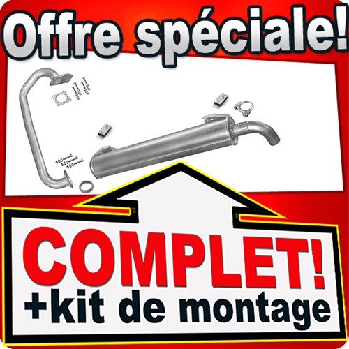 échappement pour t3 - vw,