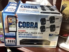 Cobra 8 channel Surveillance DVR with 4 HD Caneras new in box