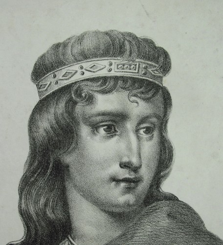 Antique print dagobert - antique, fils