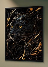 🖼️ 🐆 Affiche panthère