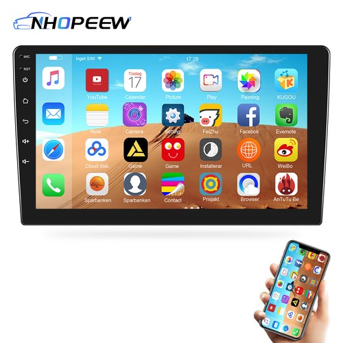 Double din car - 10.1",