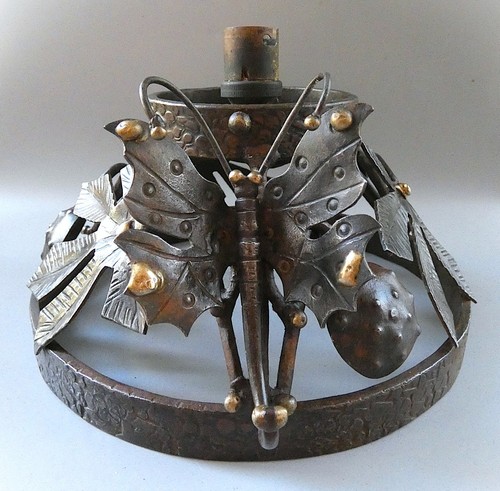 Rare socle pied lampe fer - pied,